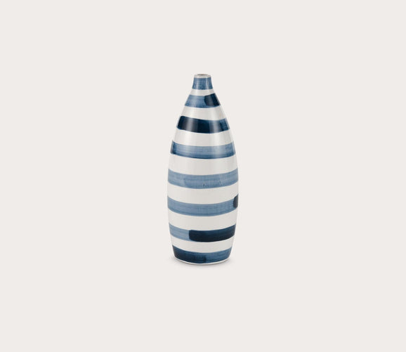 Indaal Blue Stripe Vase by Elk Home