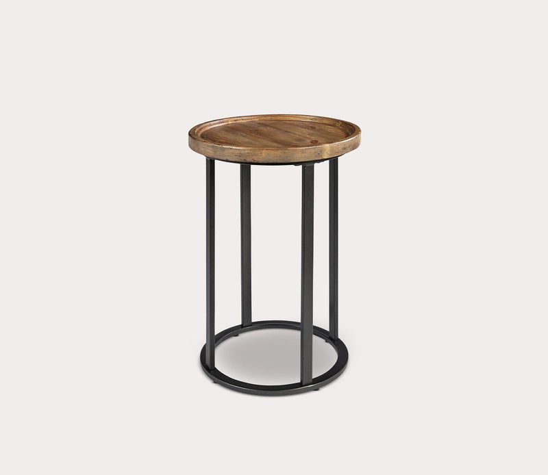 Martha Stewart Irisa Round Wood Accent Table - Image 2