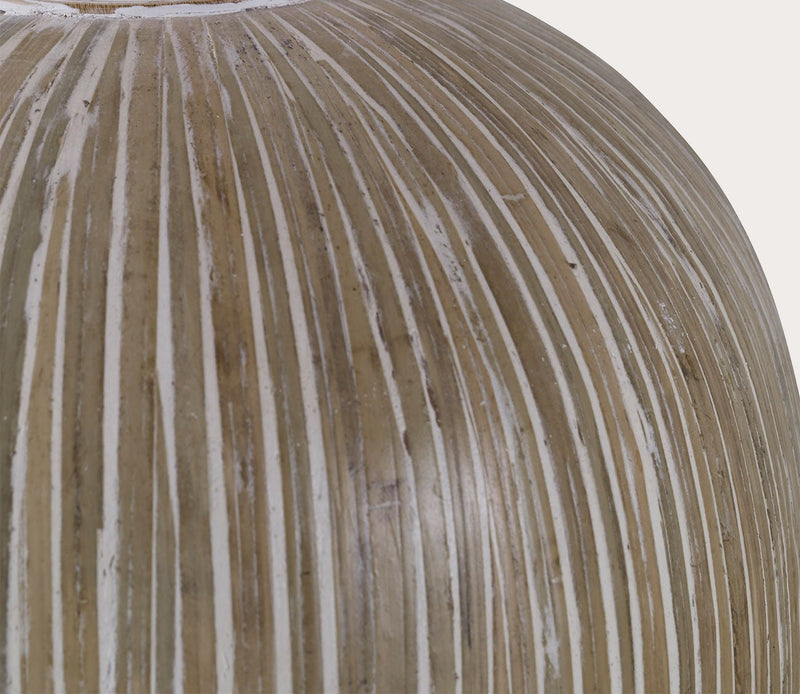 Uttermost Islander White Washed Vases Set of 2 - Image 8