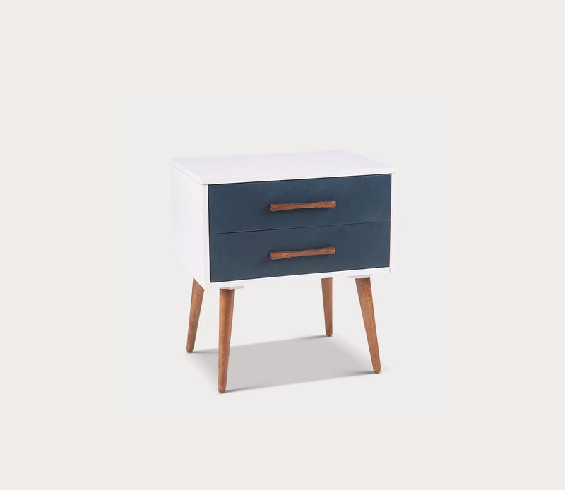 Ink & Ivy Jeremy White 2-Drawer Storage Nightstand - Image 2