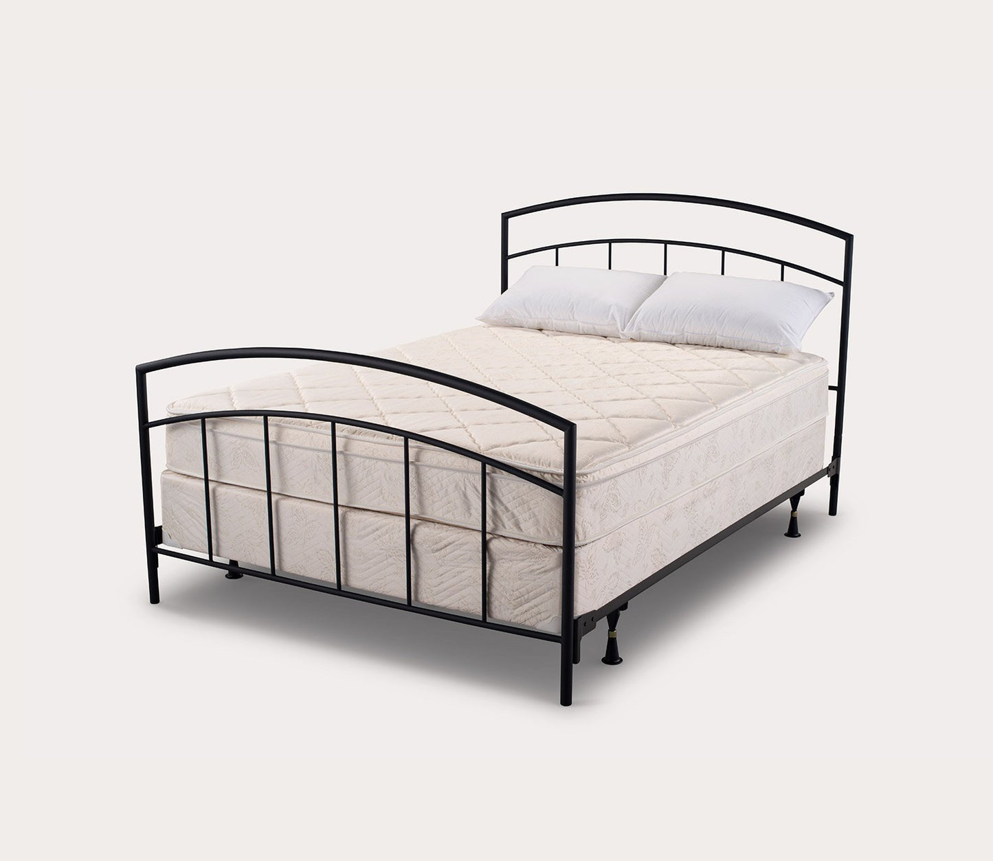 Julia Arched Black Metal Bed by Hillsdale