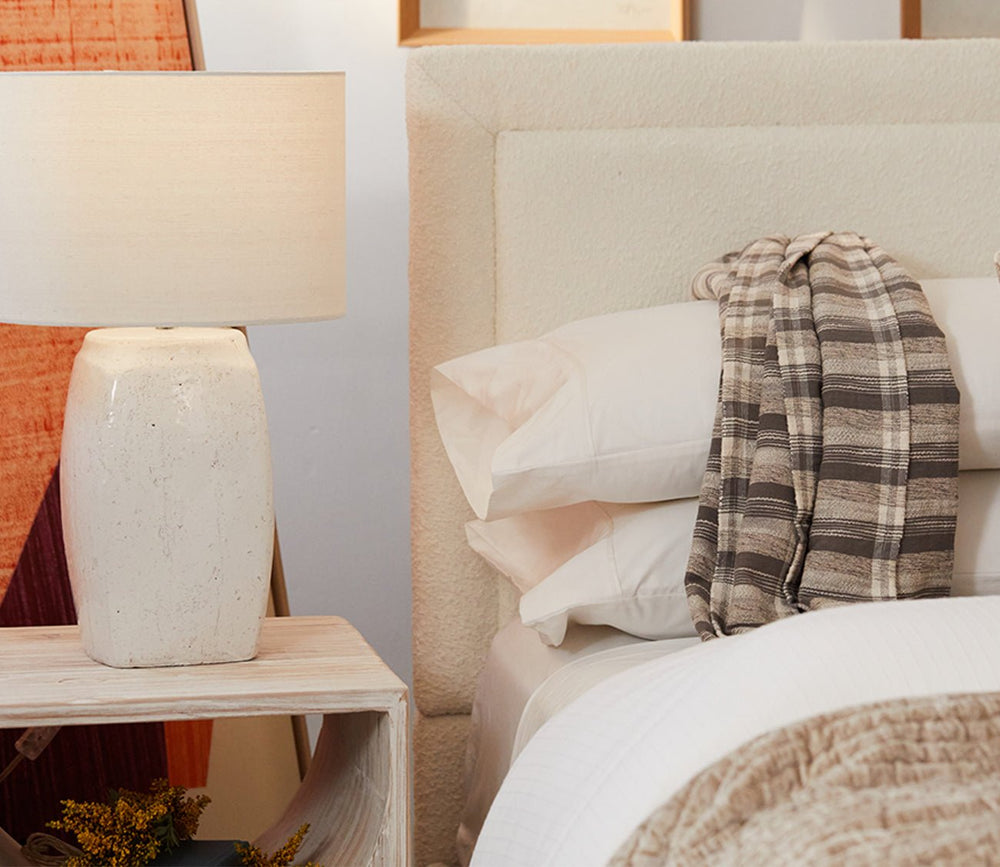 Karlie Gray Ivory Throw Blanket by Villa by Classic Home