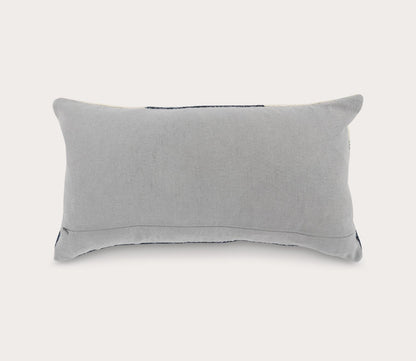 Thumbnail for Villa by Classic Home Kass Night Blue Gray Throw Pillow - Image 4
