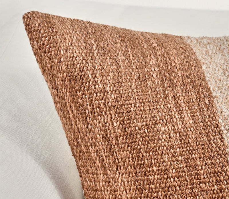 Villa by Classic Home Kass Woven Block Throw Pillow - Image 3
