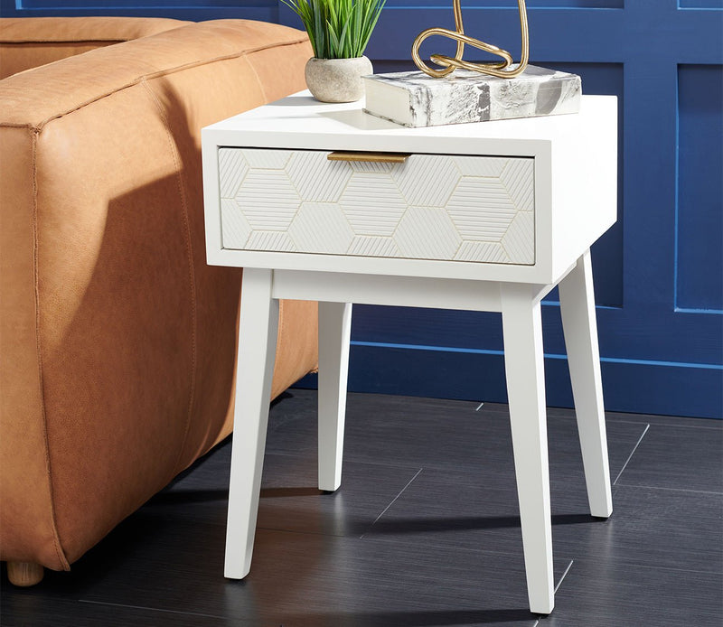 Safavieh Keya 1-Drawer Accent Table - Image 1