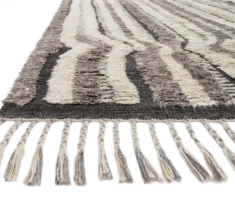 Loloi Khalid Stone Charcoal Area Rug - Image 2