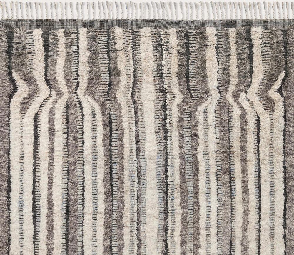 Khalid Stone Charcoal Area Rug by Loloi