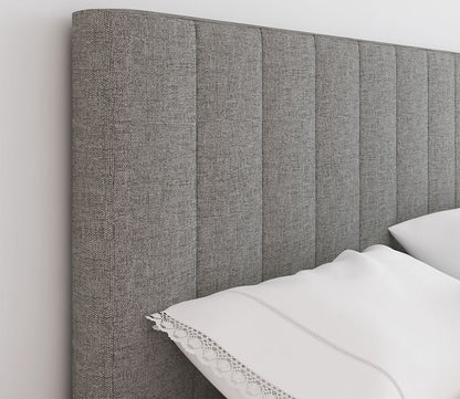 Lafayette Linen Fabric Upholstered Platform Bed by Arkotec