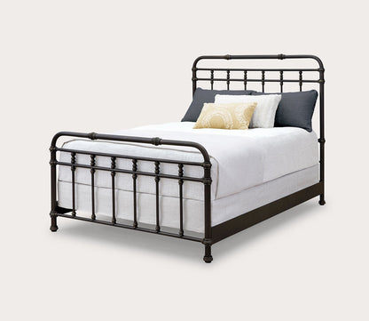 Laredo Iron Bed with Metal Profile Frame by Wesley Allen