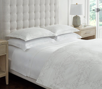 Laterina Cotton Jacquard Pillow Sham by Sferra