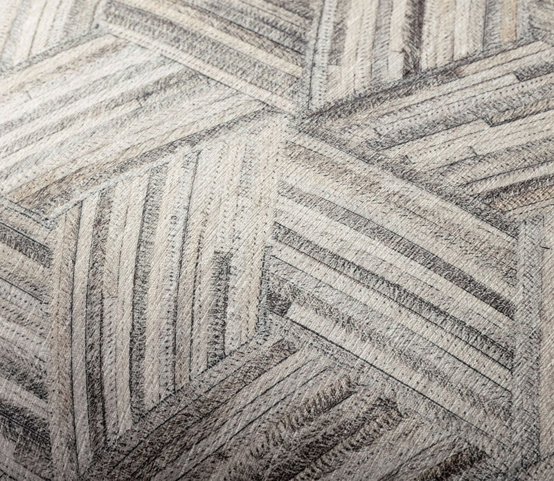 Loloi Lattice Faux Hide Floor Pillow Set of 2 - Image 3