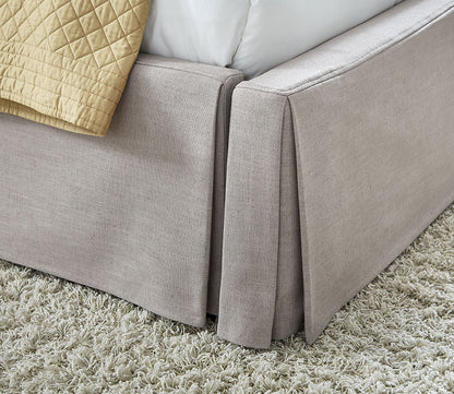 Laurel Upholstered Skirted Storage Panel Bed by Modus Furniture