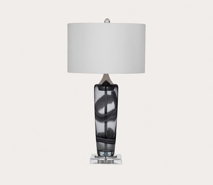 Lenox Glass Table Lamp by Bassett Mirror