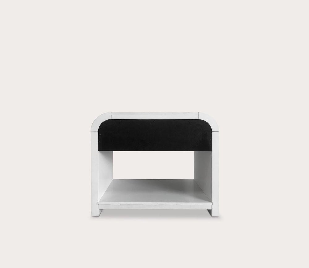 Liabella 1-Drawer Curved Nightstand by Safavieh