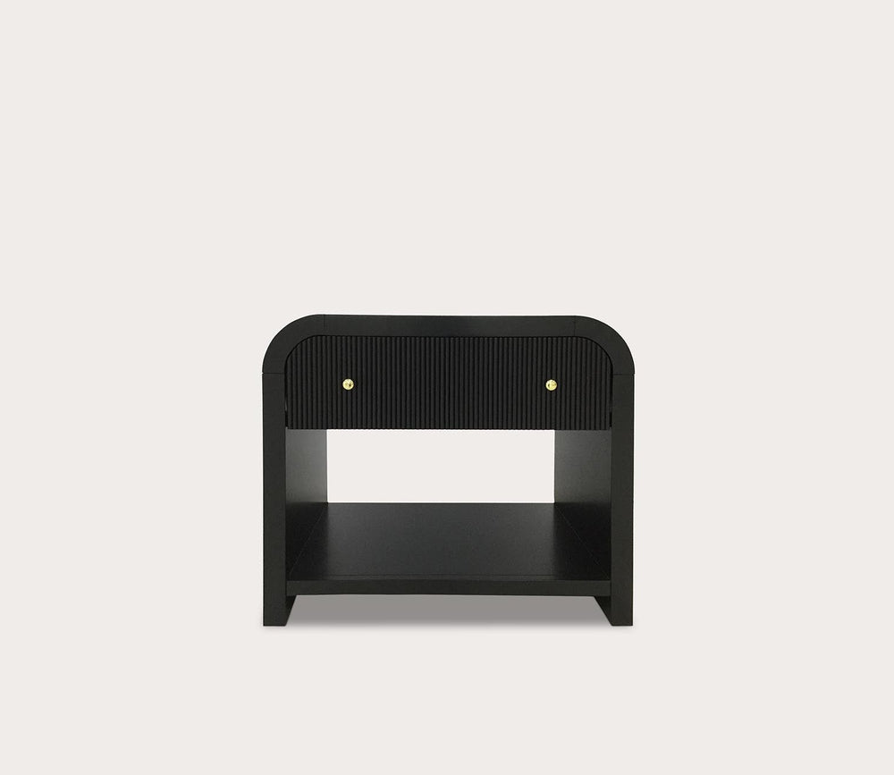 Liabella 1-Drawer Curved Nightstand by Safavieh
