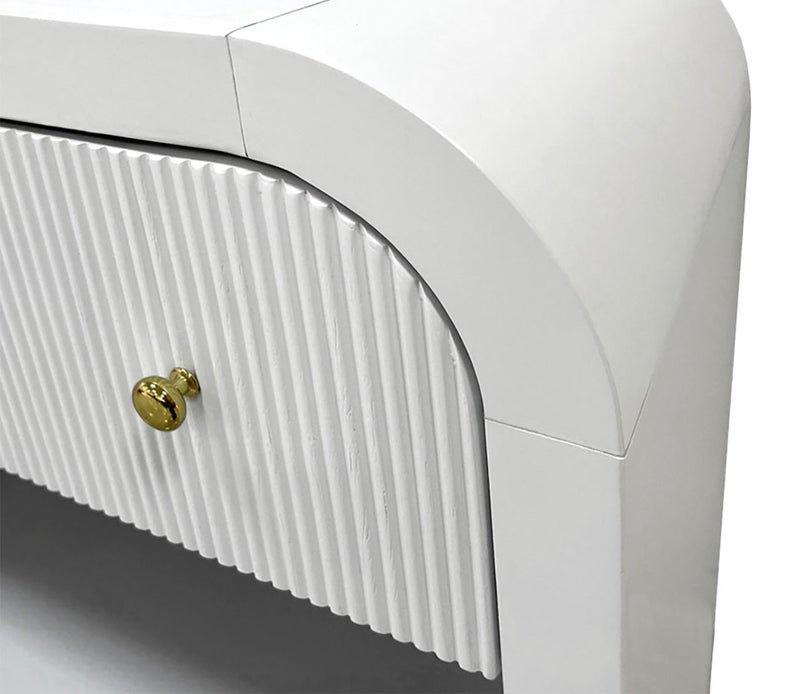 Safavieh Liabella 1-Drawer Curved Nightstand - Image 2