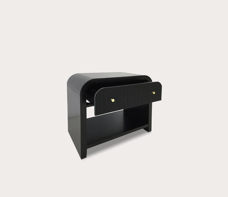 Safavieh Liabella 1-Drawer Curved Nightstand - Image 8