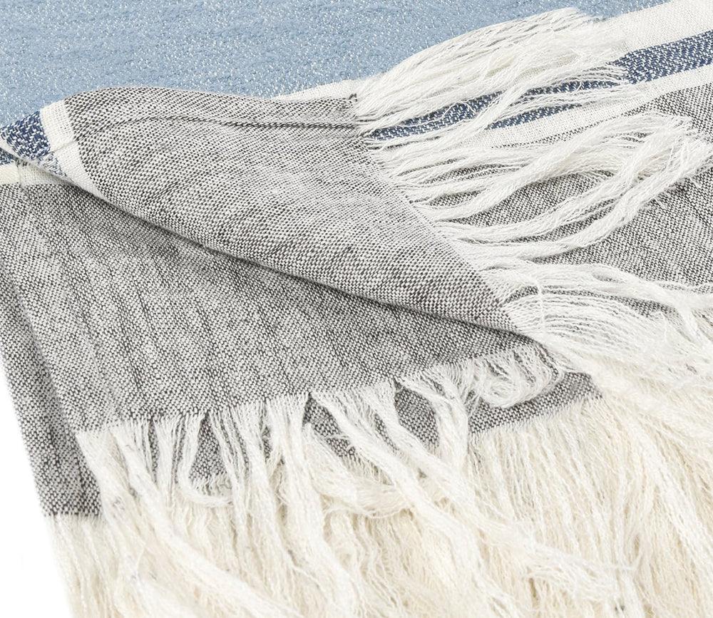 Lima Stripe Throw Blanket by Villa by Classic Home