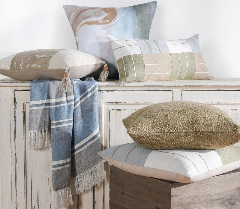 Villa by Classic Home Lima Stripe Throw Blanket - Image 4