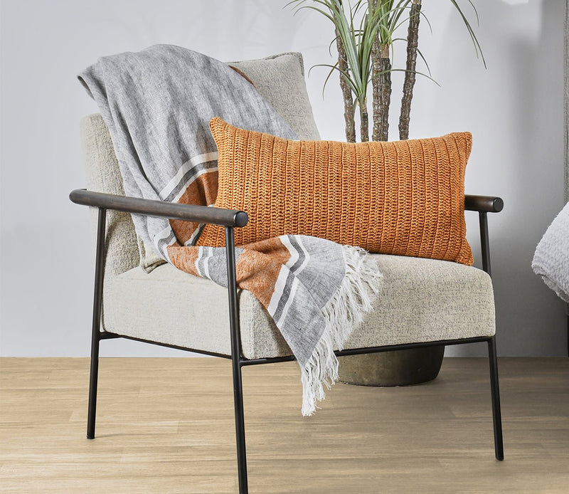 Villa by Classic Home Lima Stripe Throw Blanket - Image 8