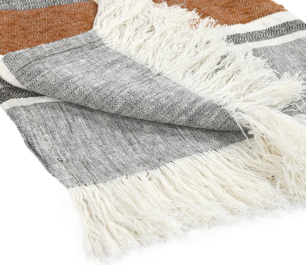 Lima Stripe Throw Blanket by Villa by Classic Home