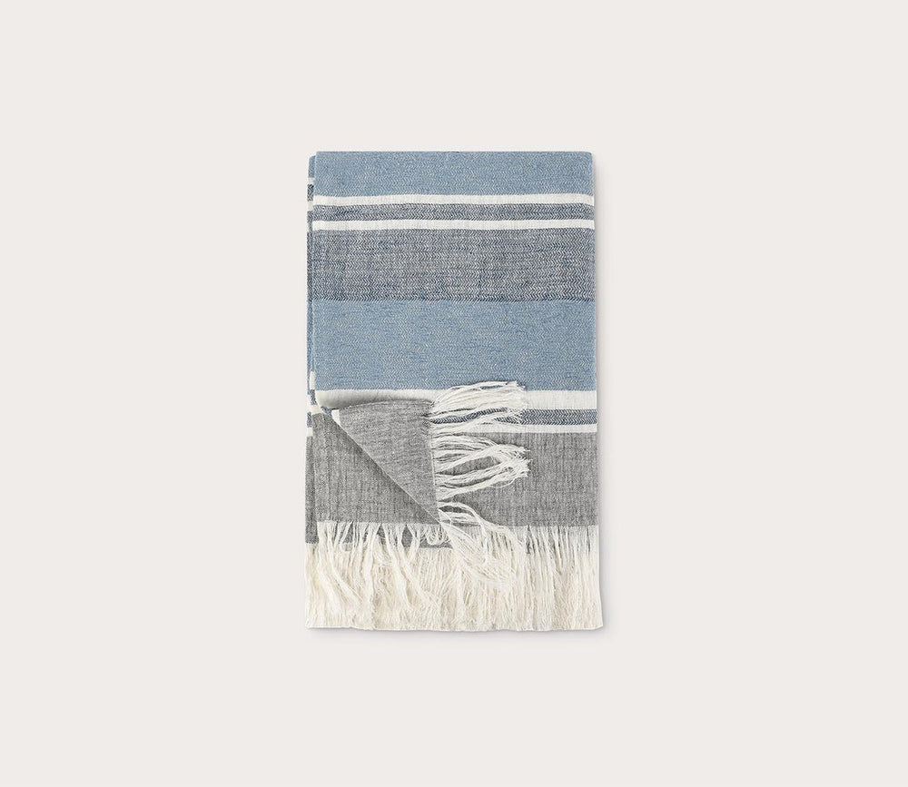 Lima Stripe Throw Blanket by Villa by Classic Home