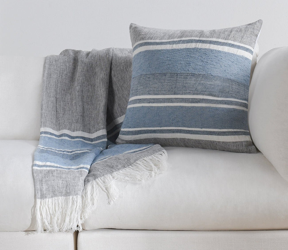 Lima Stripe Throw Blanket by Villa by Classic Home