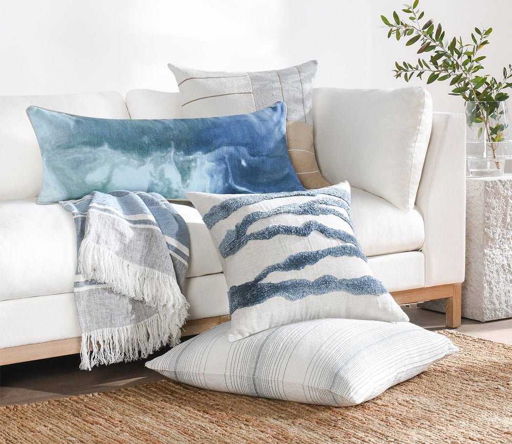 Lima Stripe Throw Blanket by Villa by Classic Home