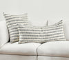 Linna Natural Black Throw Pillow by Villa by Classic Home