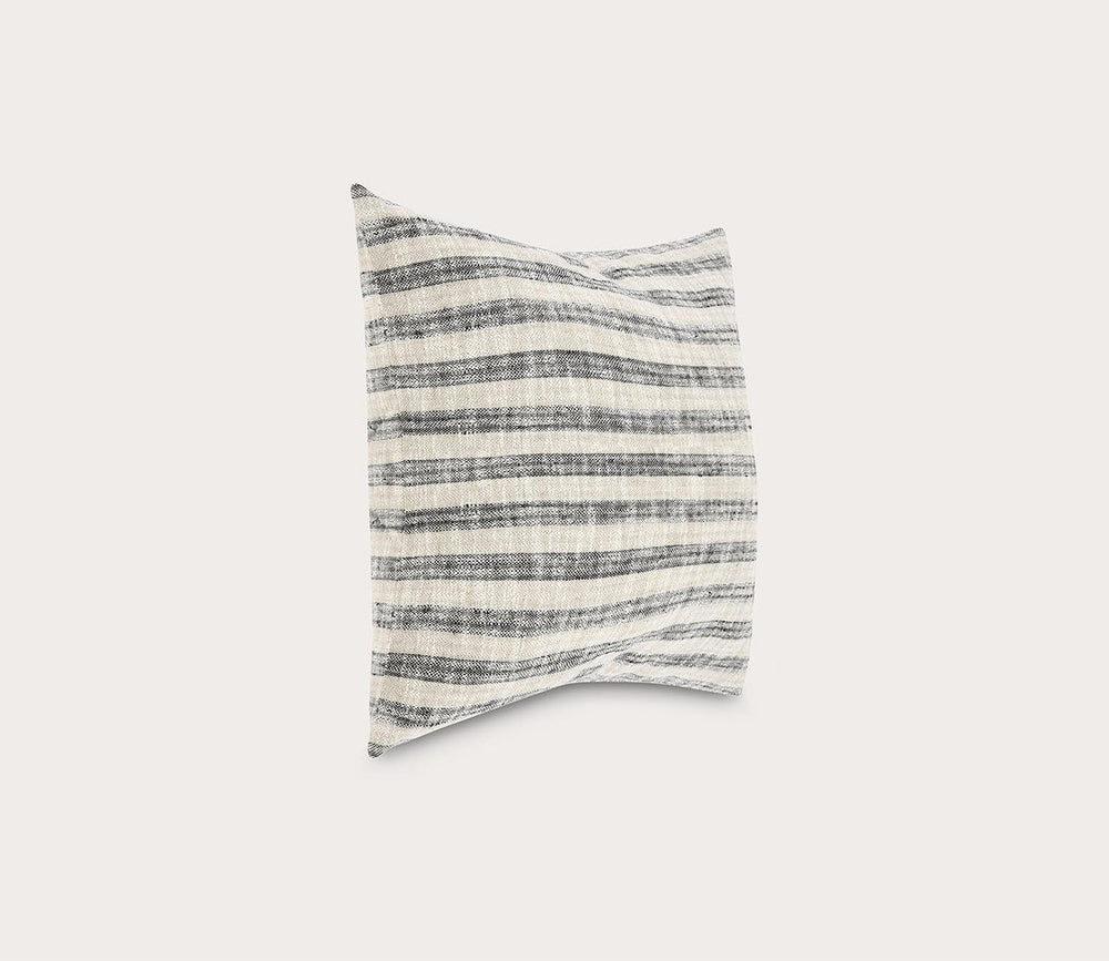 Linna Natural Black Throw Pillow by Villa by Classic Home