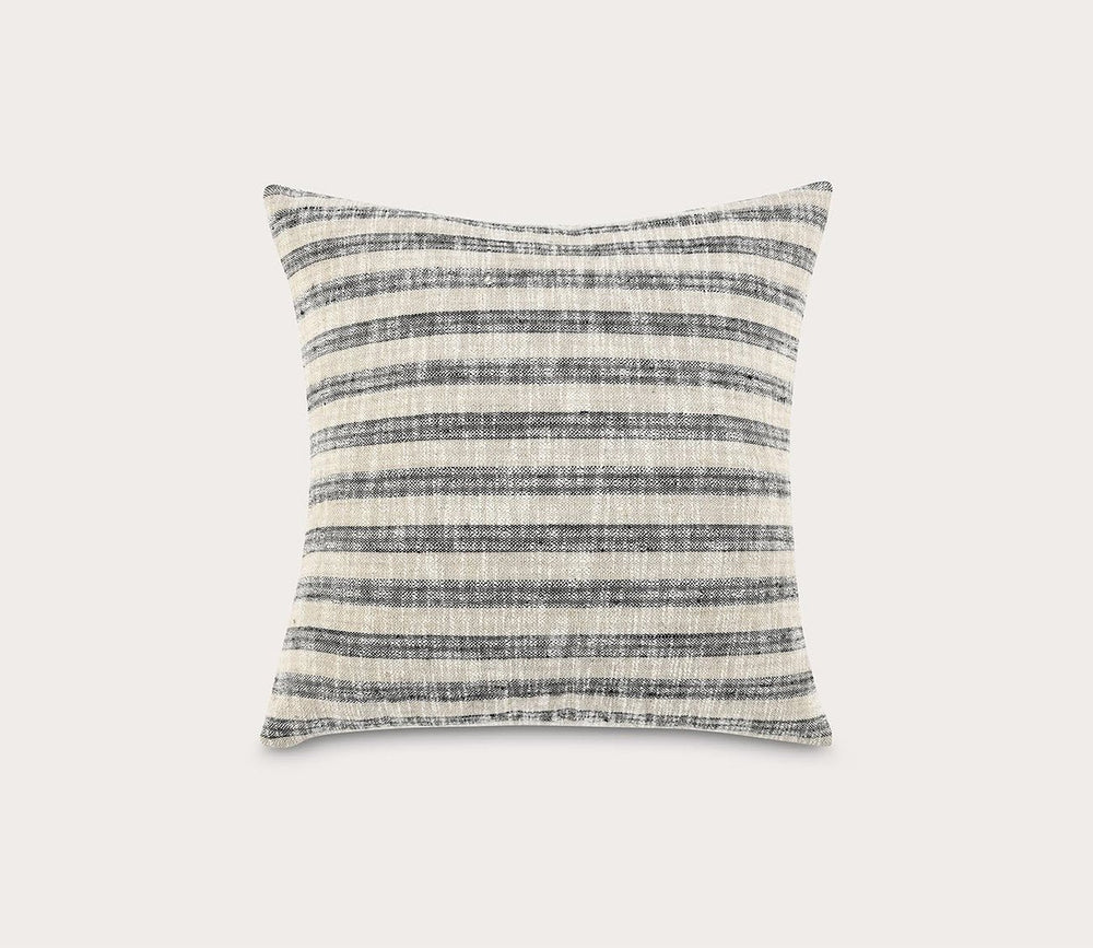 Linna Natural Black Throw Pillow by Villa by Classic Home