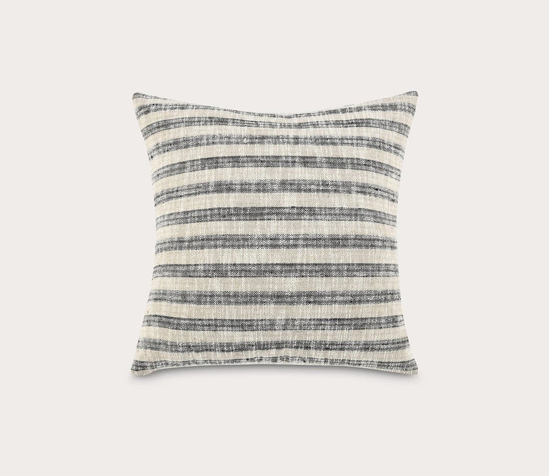 Villa by Classic Home Linna Natural Black Throw Pillow - Image 6