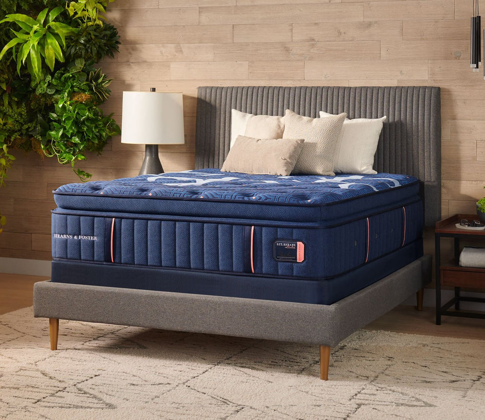 Lux Estate Firm Euro Pillow Top Mattress by Stearns & Foster