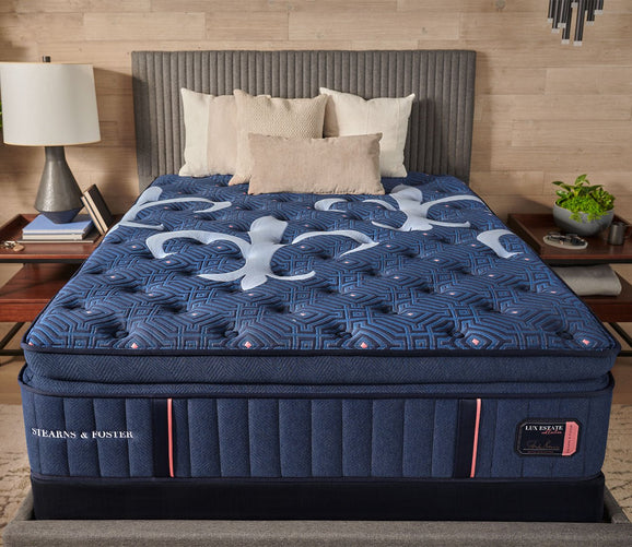 Stearns & Foster Lux Estate Plush Euro Pillow Top Mattress City Mattress