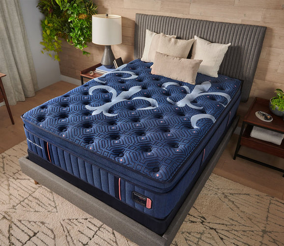 Stearns & Foster Lux Estate Plush Euro Pillow Top Mattress City Mattress