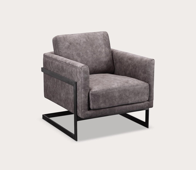 Moe's Furniture Luxley Iron Frame Upholstered Club Chair - Image 7