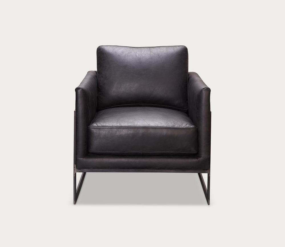 Luxley Iron Frame Upholstered Club Chair by Moe's Furniture