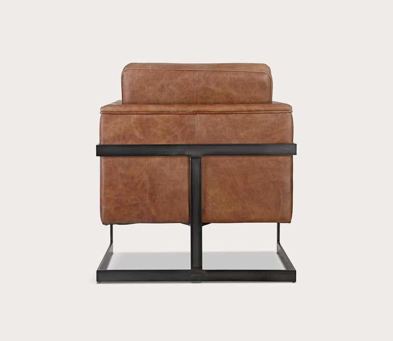 Moe's Furniture Luxley Iron Frame Upholstered Club Chair - Image 4