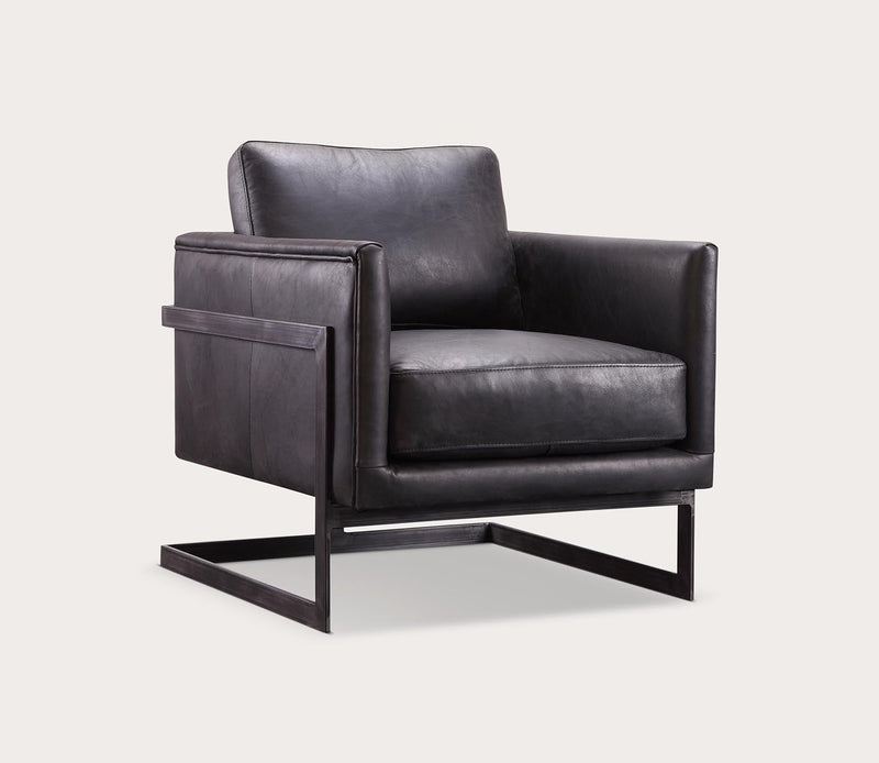 Moe's Furniture Luxley Iron Frame Upholstered Club Chair - Image 10