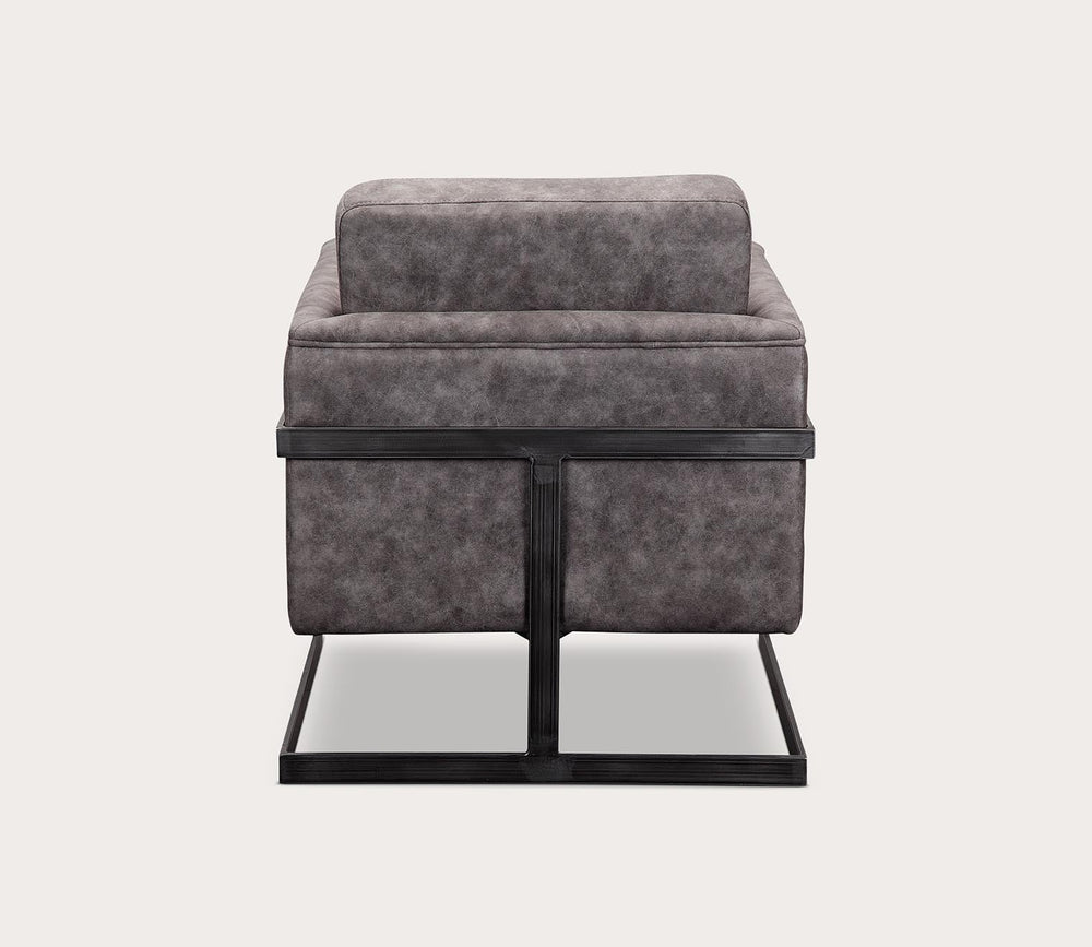 Luxley Iron Frame Upholstered Club Chair by Moe's Furniture