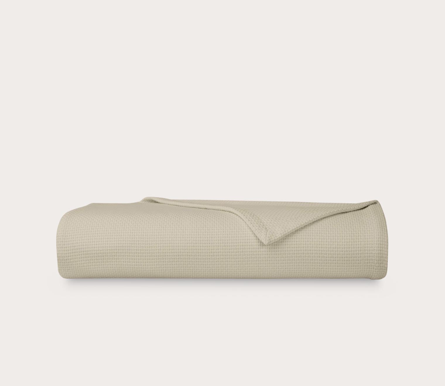 Maillon Basketweave Cotton Bed Blanket by Yves Delorme