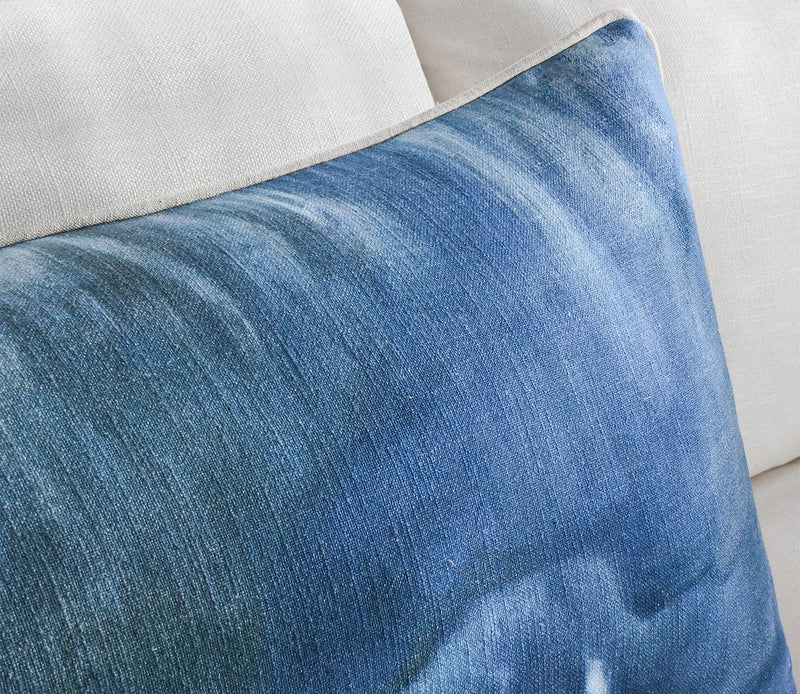 Villa by Classic Home Mantra Capri Blue Multi Throw Pillow - Image 3