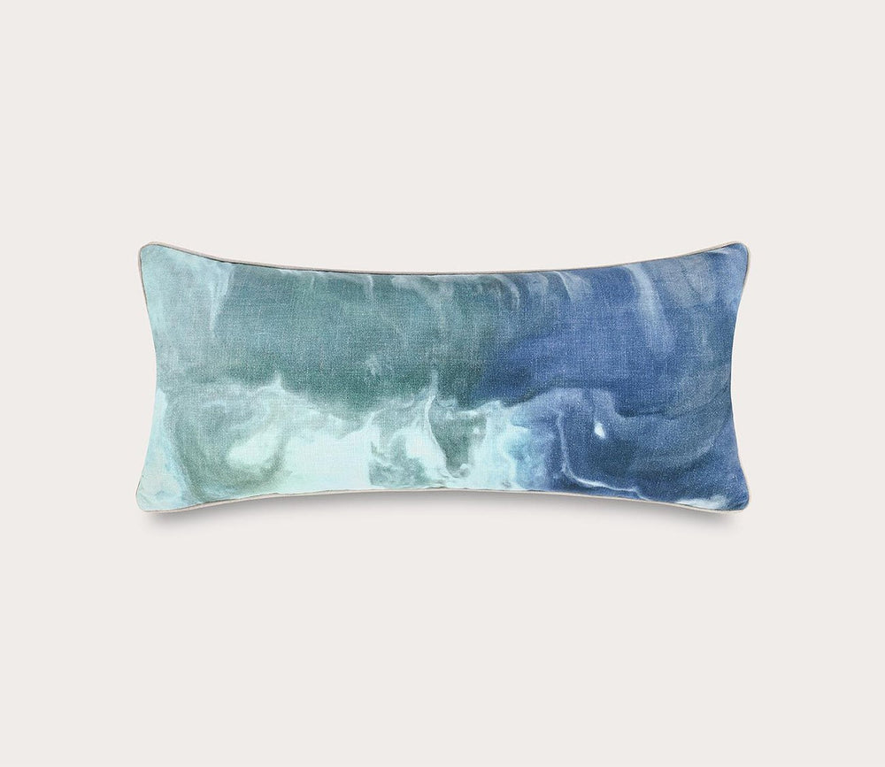 Mantra Capri Blue Multi Throw Pillow by Villa by Classic Home