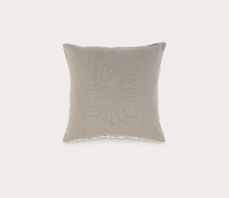 Villa by Classic Home Maris Ivory Natural Throw Pillow - Image 3