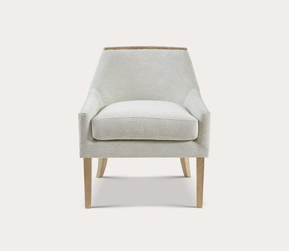 MiaRose Ivory Jacquard Upholstered Accent Chair by Madison Park