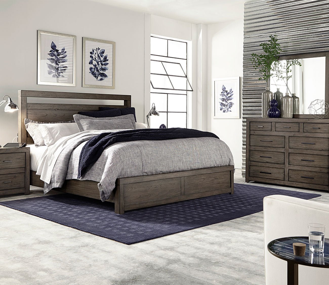 Aspen Home Modern Loft Panel Bed Bedroom Set City Mattress Aspen Home Modern Loft Panel Bed Bedroom Set City Mattress
