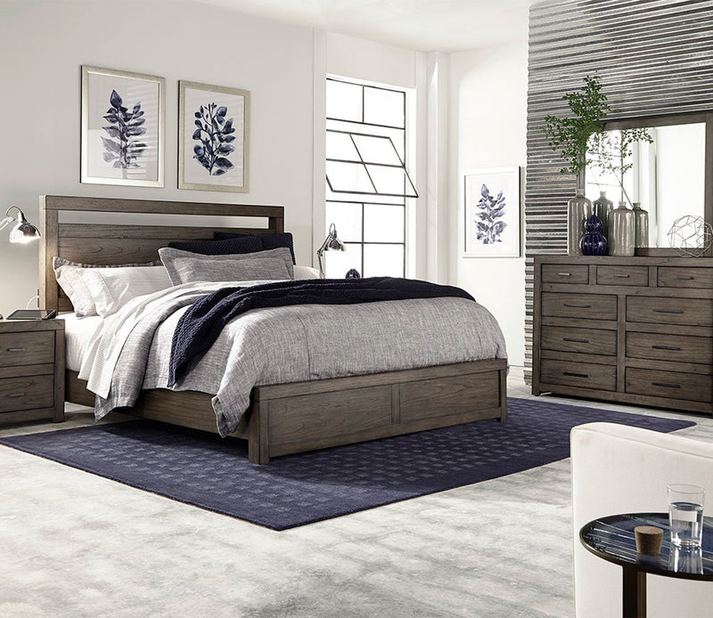 Aspen Home Modern Loft Panel Bed Bedroom Set - Image 2