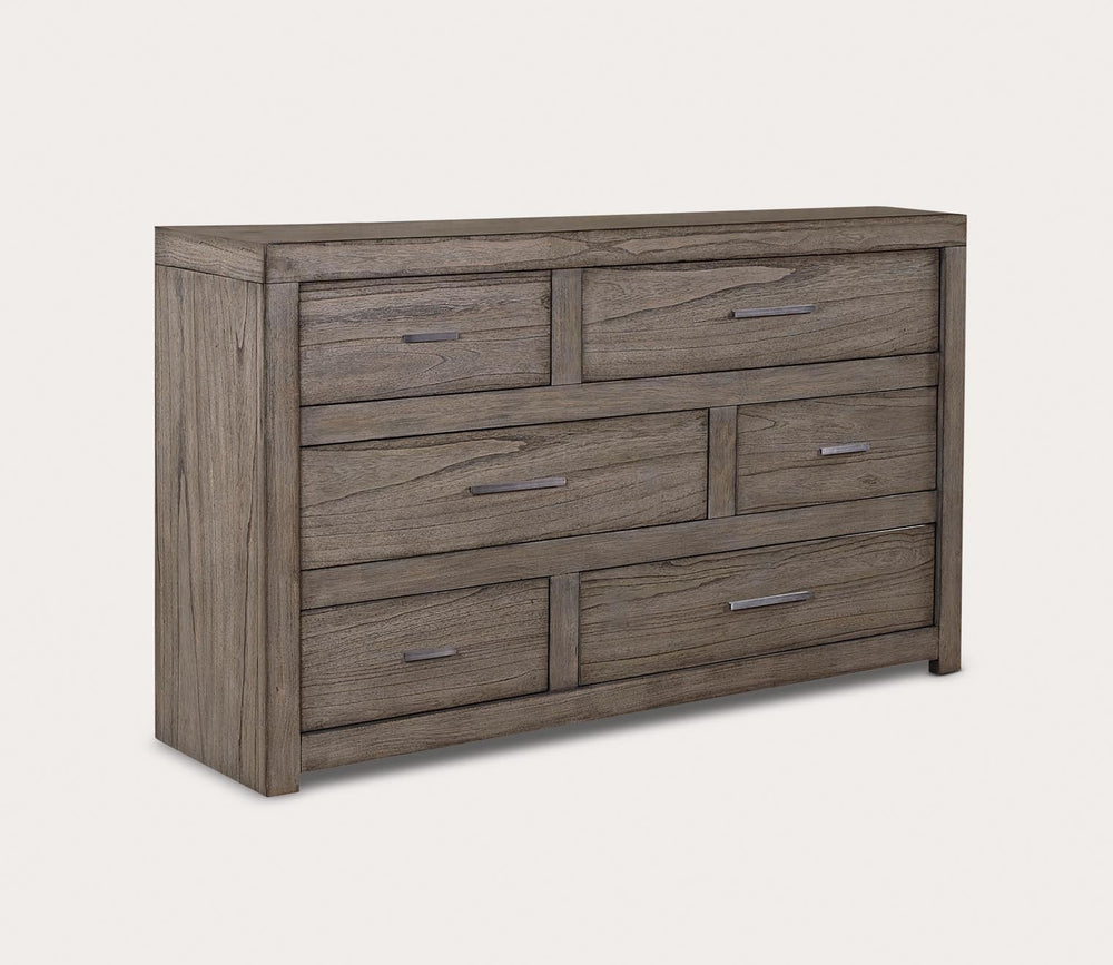 Modern Loft Greystone Panel Bed Bedroom Set by Aspen Home