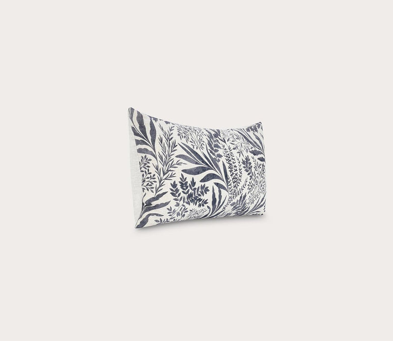 Villa by Classic Home Mulberry Denim Blue Throw Pillow - Image 6