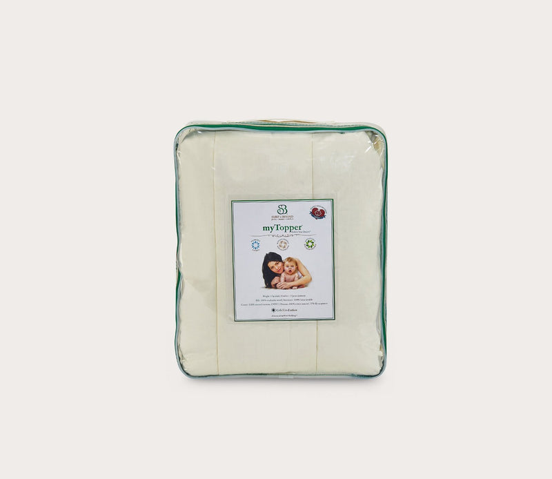 Sleep & Beyond myTopper® Wool Crib Mattress Topper - Image 2